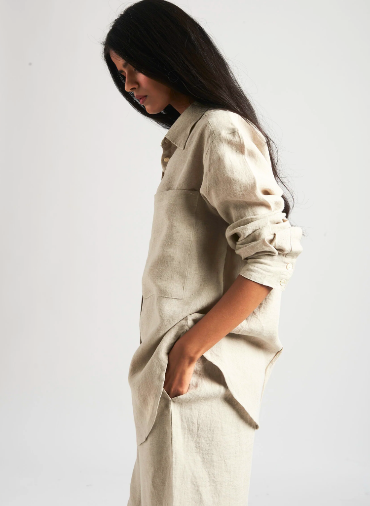 Undyed Pocket Shirt Set