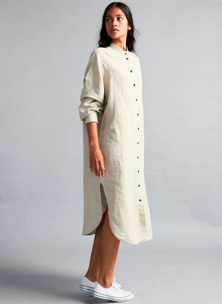 Undyed Shirt Dress
