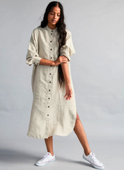 Undyed Shirt Dress
