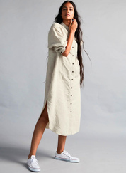 Undyed Shirt Dress