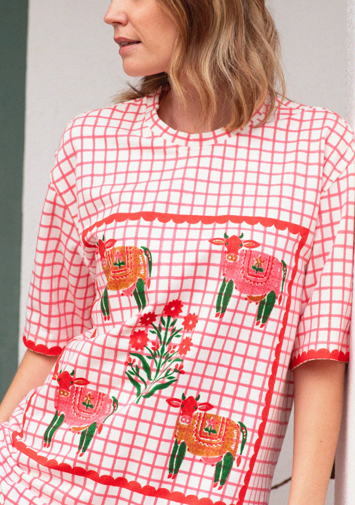 Cow Stripe T-shirt