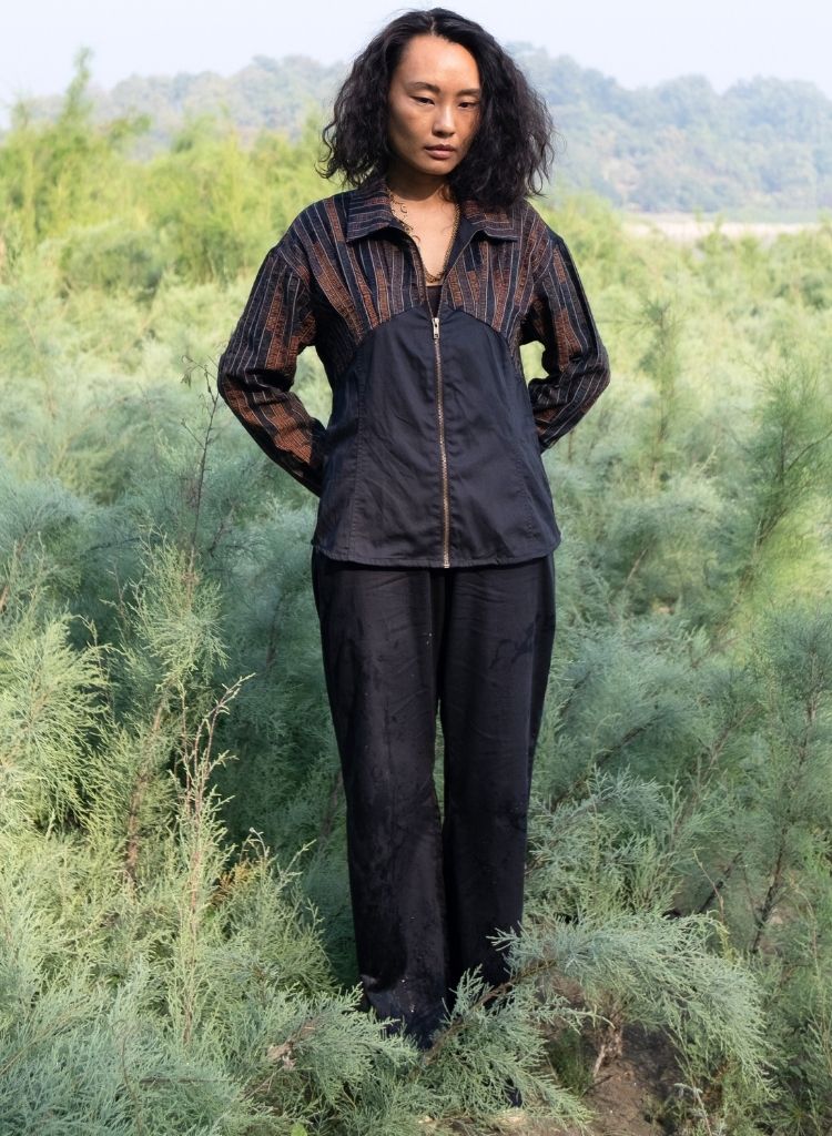 Upcycled Black Copper Arizona Shirt