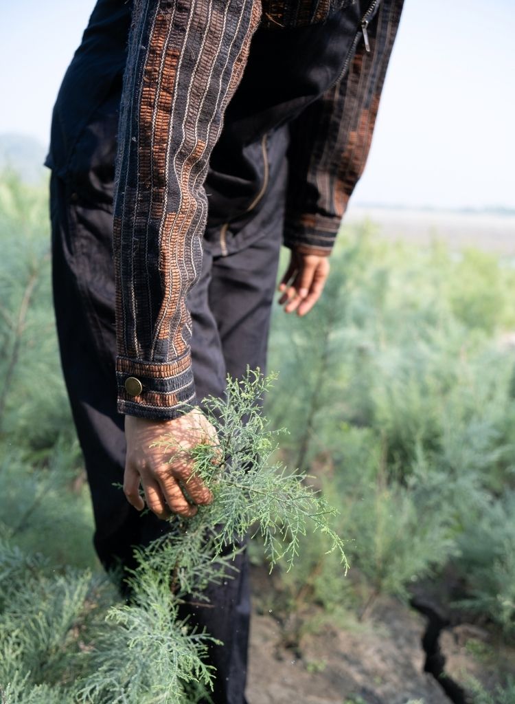Upcycled Black Copper Arizona Shirt