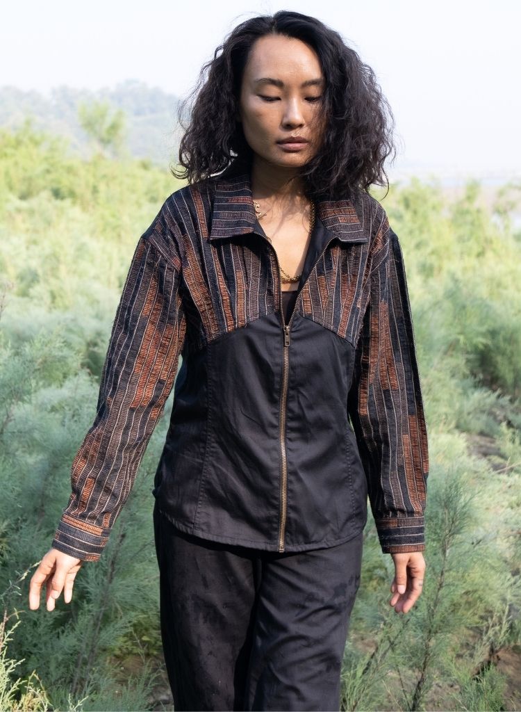 Upcycled Black Copper Arizona Shirt