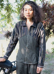 Upcycled Green Arizona Shirt