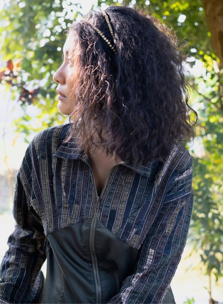 Upcycled Green Arizona Shirt