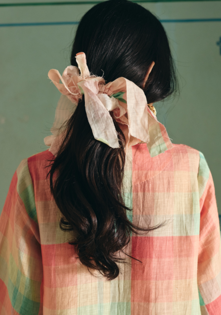 Upcycled Bow Scrunchie