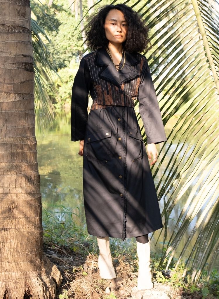 Upcycled Black Copper Copenhagen Trench