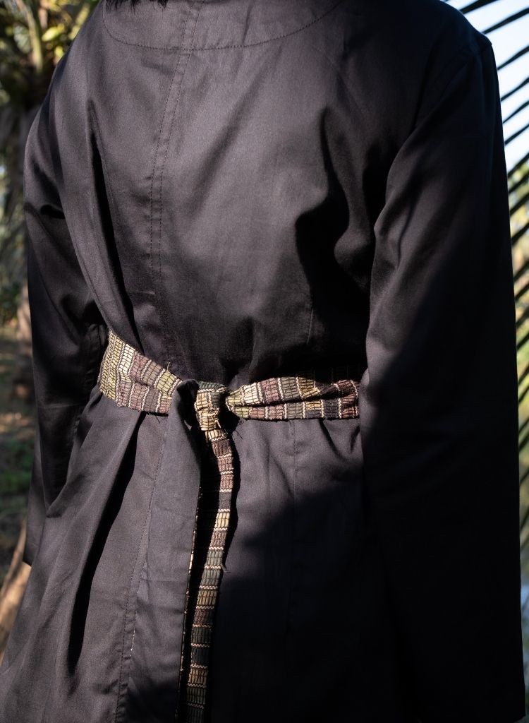 Upcycled Black Green Copenhagen Trench