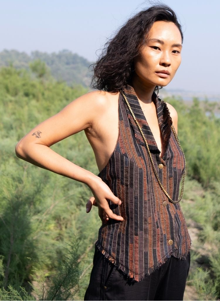 Upcycled Copper Country Vest