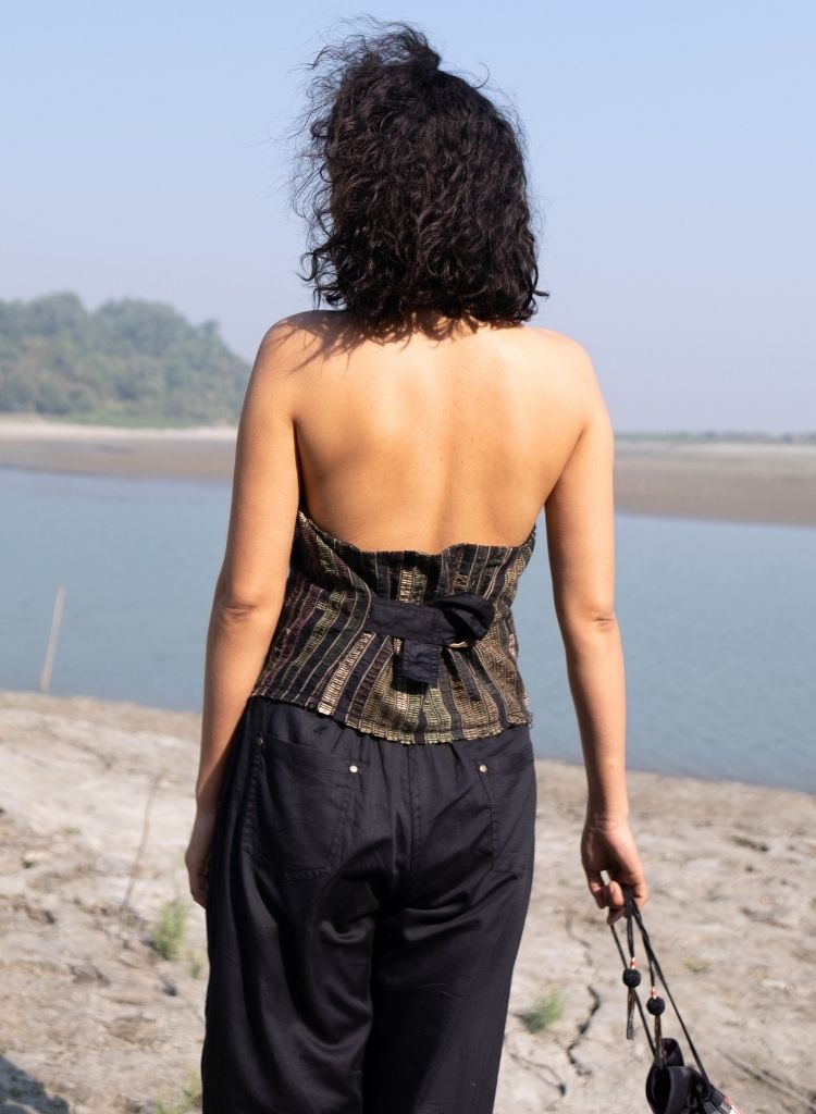 Green Country Vest Set