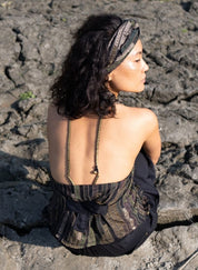 Upcycled Green Country Vest