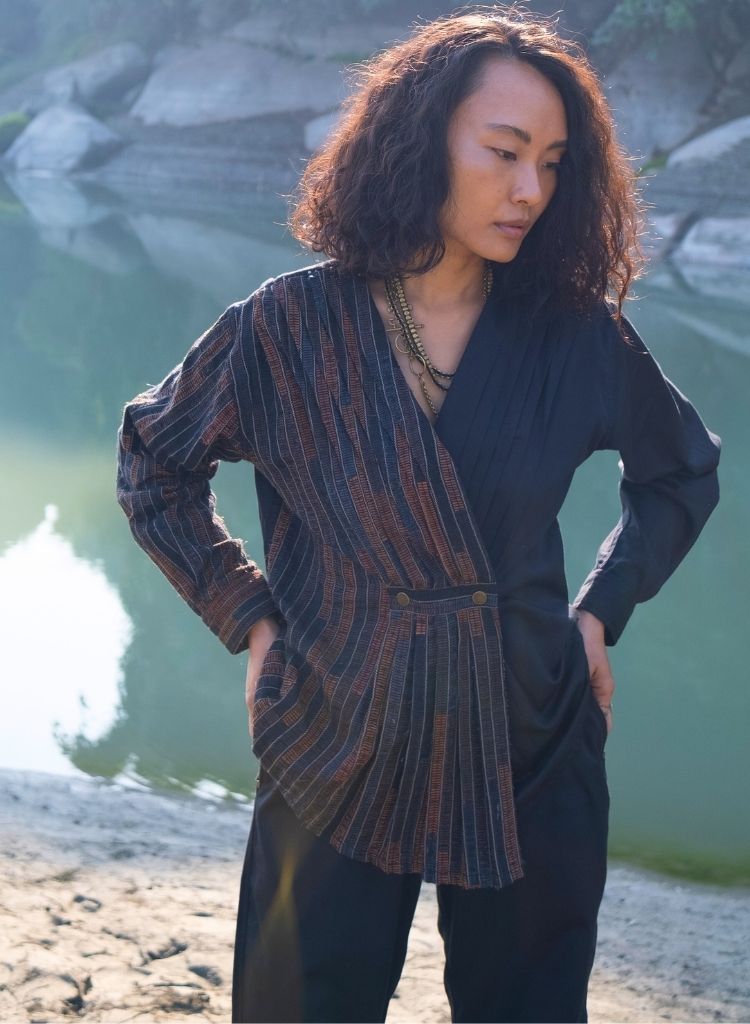 Black Copper Florence Top