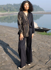 Upcycled Black Sailor Pants