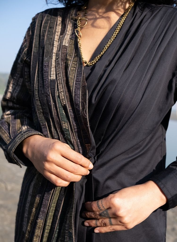 Black Green Florence Top