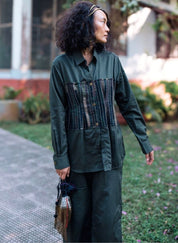 Upcycled Green Hunza Shirt