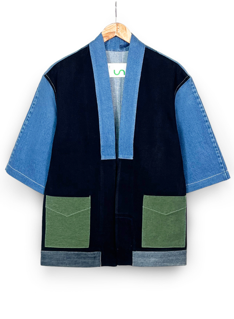 Upcycled Kimono Jacket 174