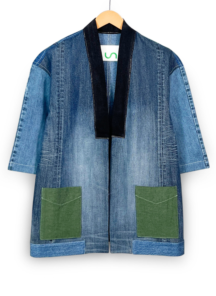 Upcycled Kimono Jacket 194