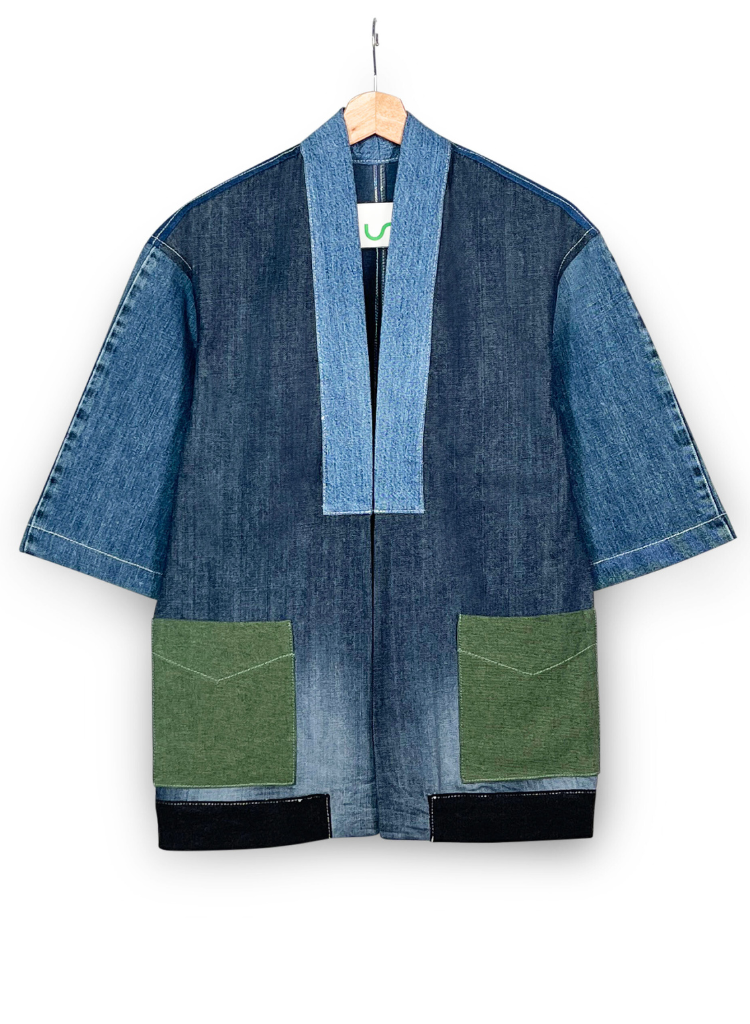 Upcycled Kimono Jacket 206