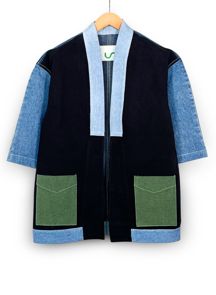 Upcycled Kimono Jacket 173