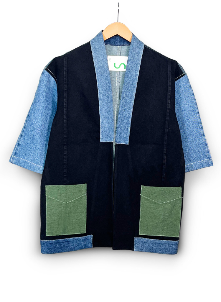 Upcycled Kimono Jacket 175