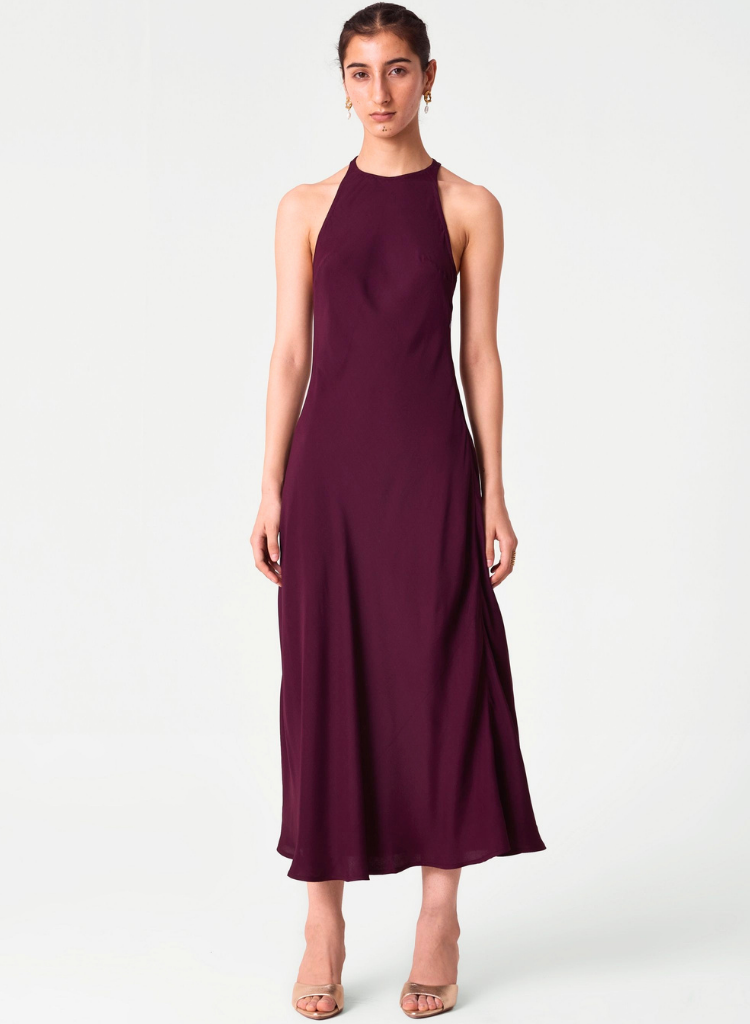 Urvi Wine Dress