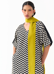 V Neck Kaftan Set