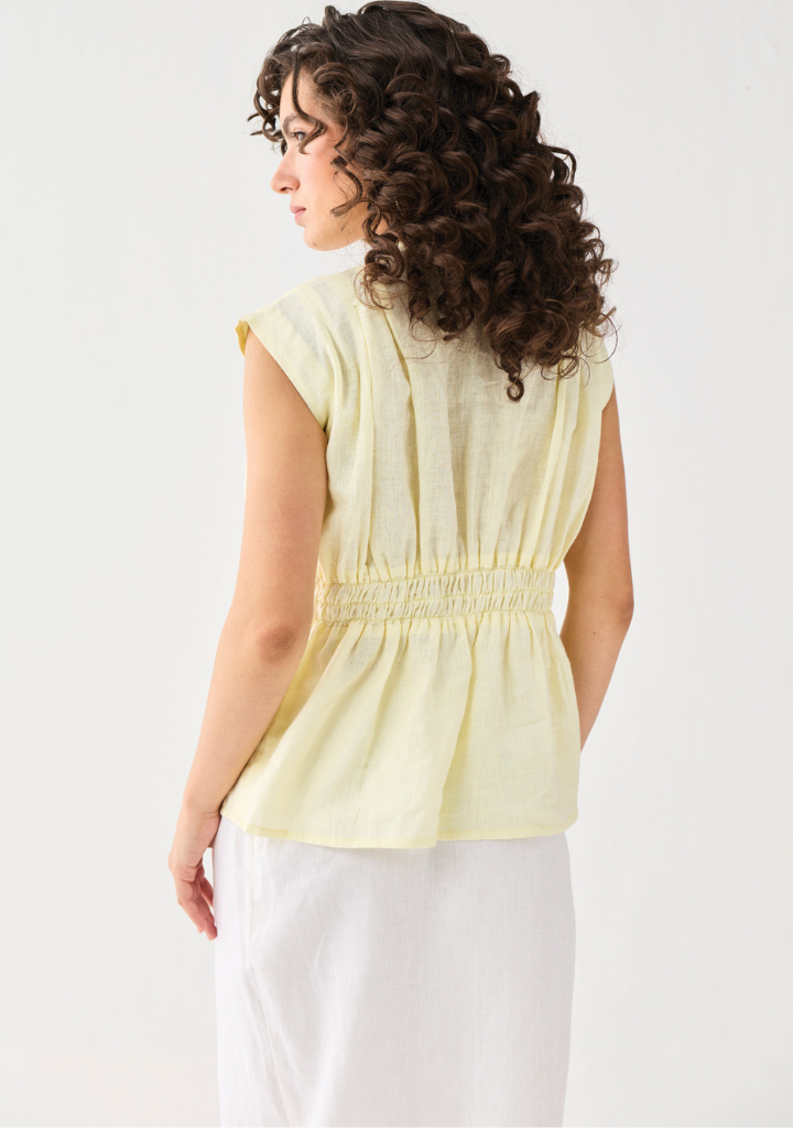 V-neck Overlap Top