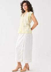 V-neck Overlap Top