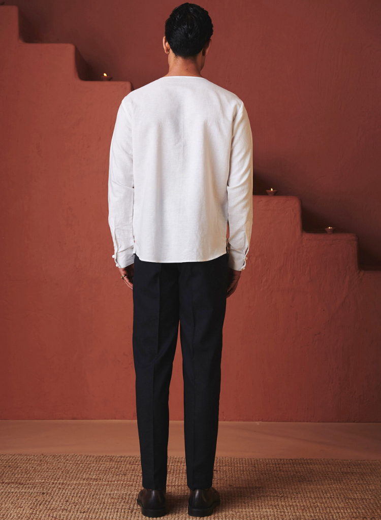 Vanilla Angrakha Shirt