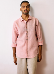Ved Embroidered Bird Shirt
