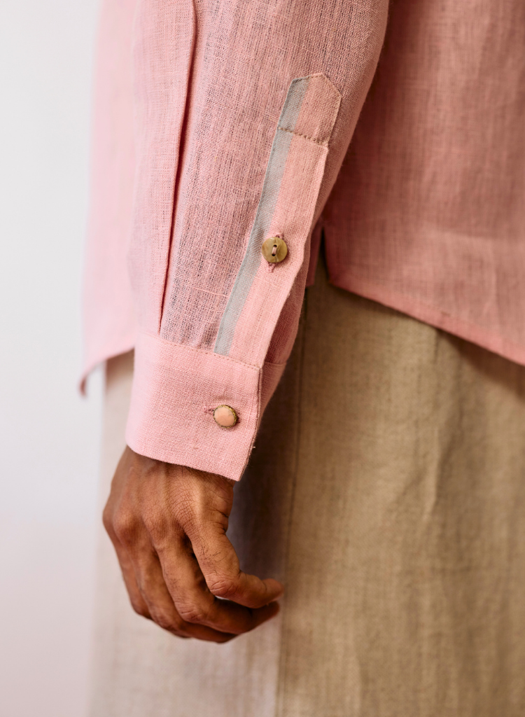 Ved Embroidered Bird Shirt