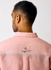 Ved Embroidered Bird Shirt