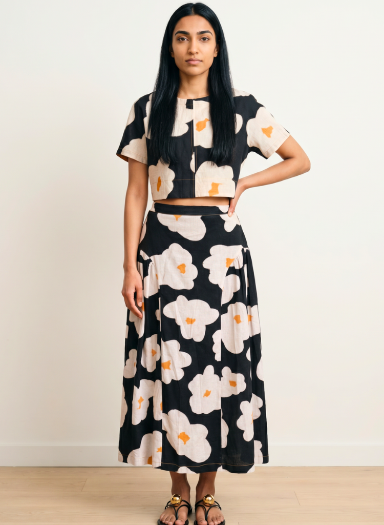 Velora Floral Skirt