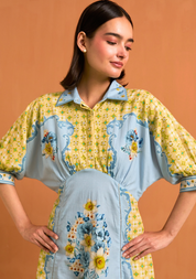 Verdant Kimono Dress