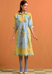 Verdant Kimono Dress