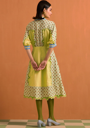 Verdant Kimono Dress