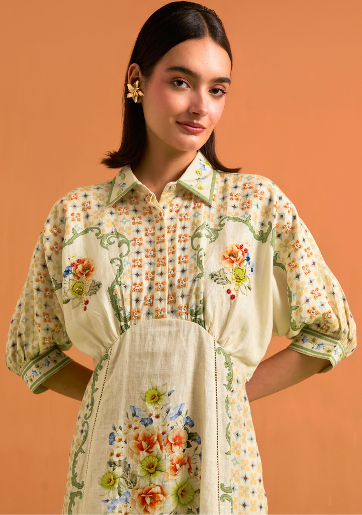 Verdant Kimono Dres