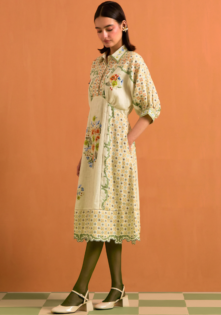 Verdant Kimono Dres