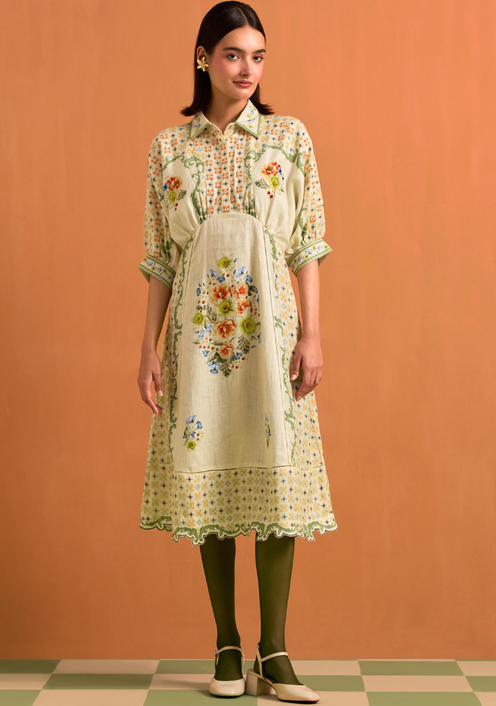 Verdant Kimono Dres