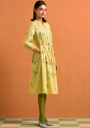 Verdant Long Stripe Dress