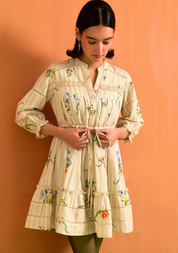 Verdant Mini Stripe Dress
