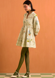 Verdant Mini Stripe Dress