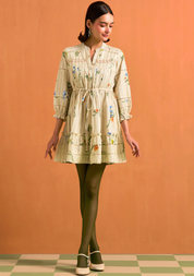 Verdant Mini Stripe Dress