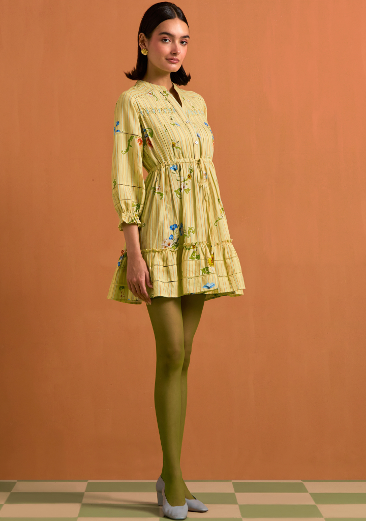 Verdant Mini Stripe Dress