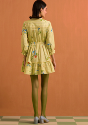 Verdant Mini Stripe Dress
