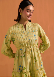 Verdant Mini Stripe Dress
