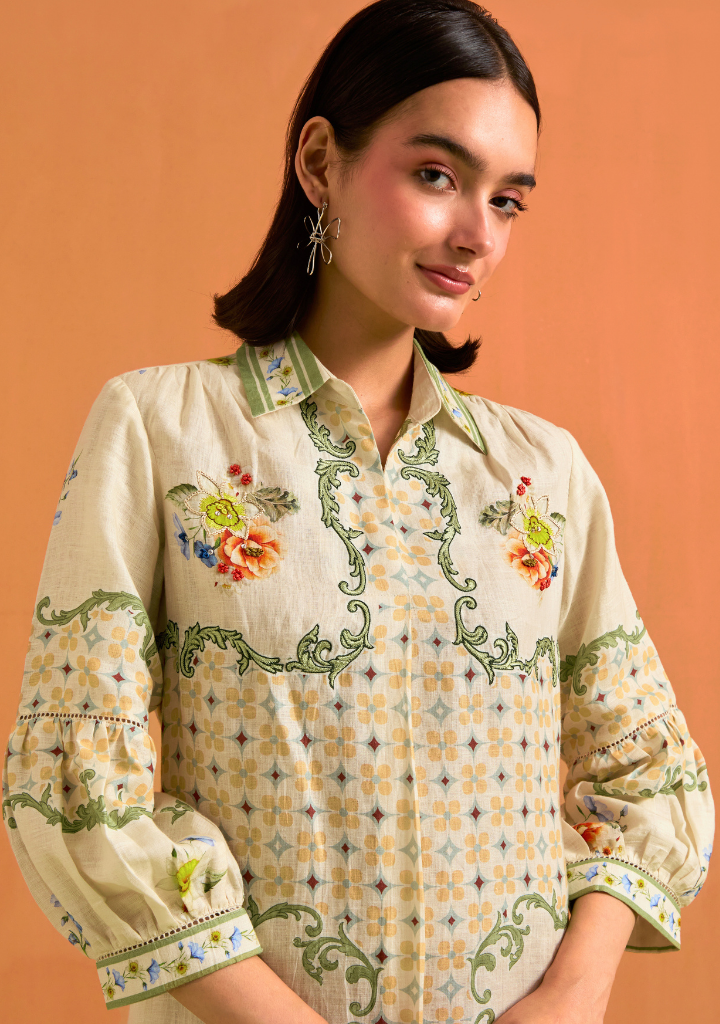 Verdant Shirt Dress
