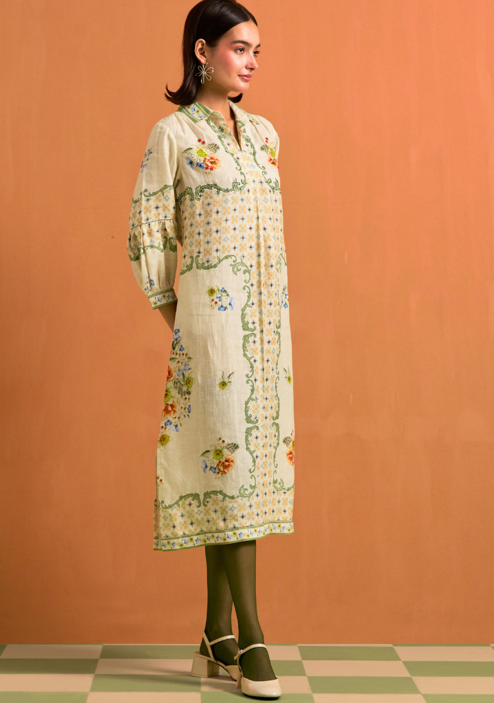 Verdant Shirt Dress