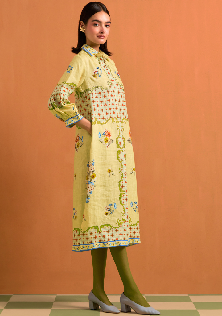 Verdant Shirt Dress
